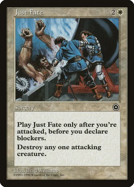 Just Fate, Magic card P02 17 — Portal Second Age set