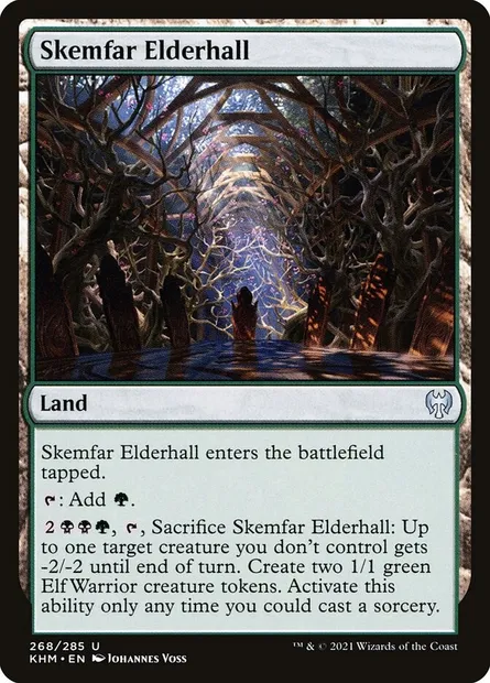 Skemfar Elderhall, Magic card KHM 268 — Kaldheim set