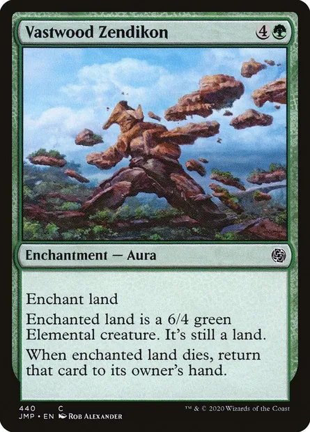 Zendikon de Vastebois, carte Magic JMP 440 — extension Jumpstart