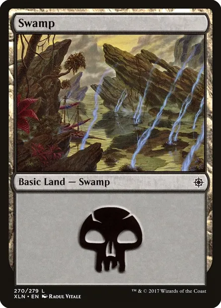Swamp, Magic card XLN 270 — Ixalan set