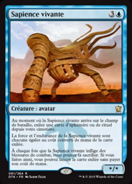 Sapience vivante, carte Magic DTK 61 — extension Les Dragons de Tarkir
