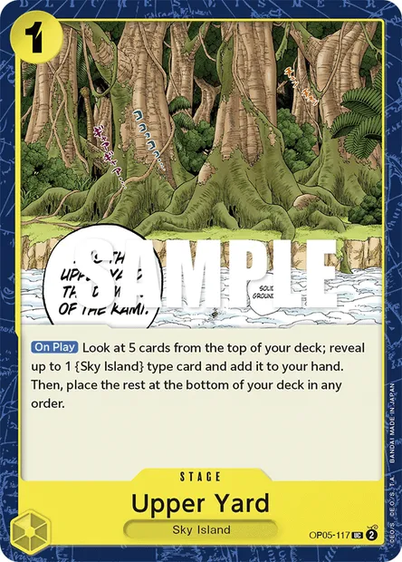 Upper Yard, carte One Piece OP05-117 — extension AWAKENING OF THE NEW ERA