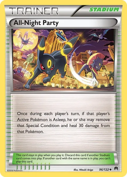 All-Night Party, Pokémon card BKP 96 — BREAKpoint set