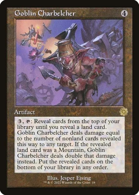 Goblin Charbelcher, Magic card BRR 18 — The Brothers' War Retro Artifacts set