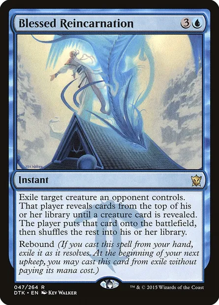 Blessed Reincarnation, Magic card DTK 47 — Dragons of Tarkir set