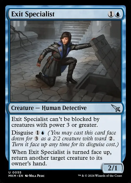 Exit Specialist, Magic card MKM 55 — Murders at Karlov Manor set