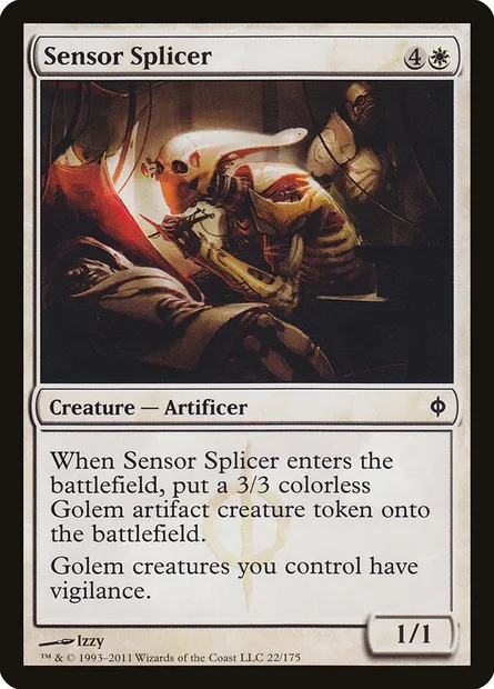 Sensor Splicer, Magic card NPH 22 — New Phyrexia set