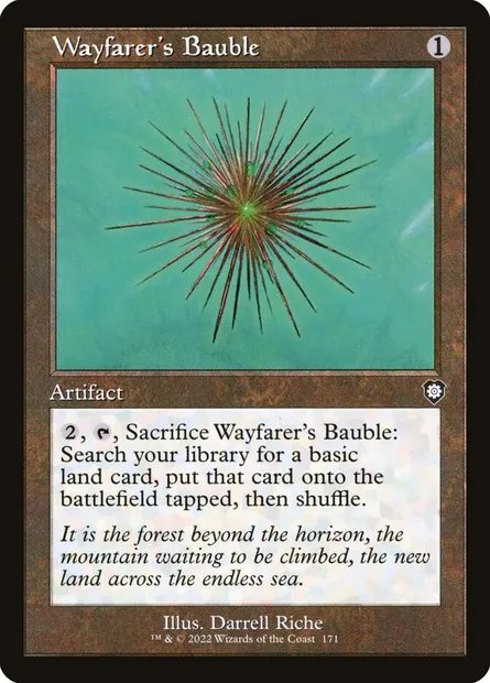 Wayfarer's Bauble, Magic card BRC 171 — The Brothers' War Commander set
