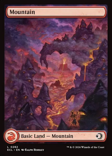 Mountain, Magic card ECL 282 — Lorwyn Eclipsed set
