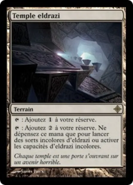 Temple eldrazi, carte Magic ROE 227 — extension L'ascension des Eldrazi