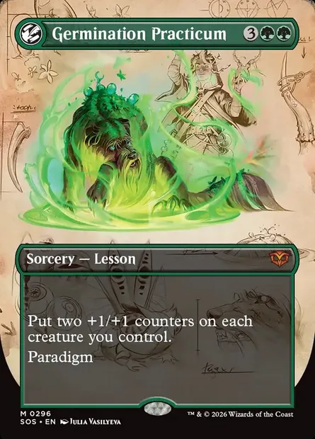 Germination Practicum, Magic card SOS 296 — Secrets of Strixhaven set