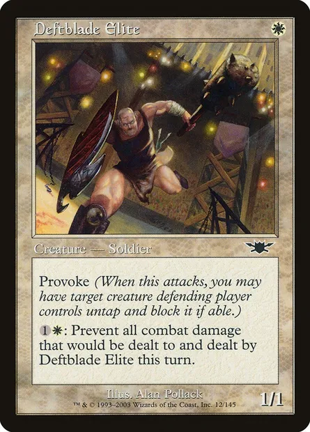 Deftblade Elite, Magic card LGN 12 — Legions set