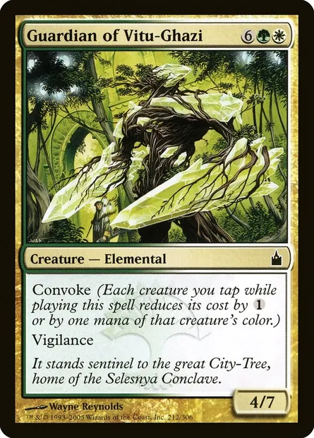 Guardian of Vitu-Ghazi, Magic card RAV 212 — Ravnica: City of Guilds set