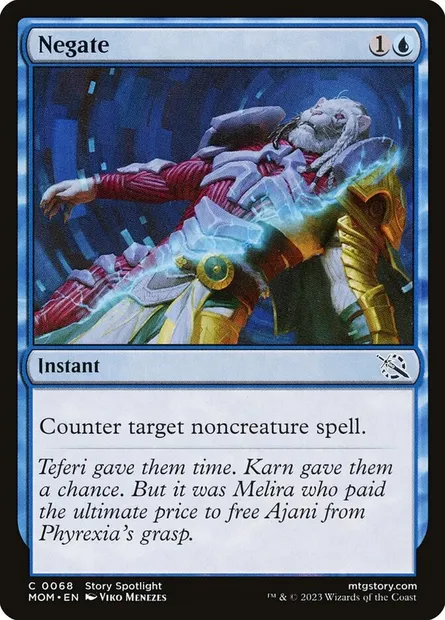 Negate, Magic card MOM 68 — March of the Machine set