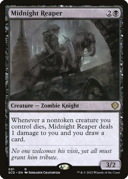 Midnight Reaper, Magic card SCD 91 — Starter Commander Decks set