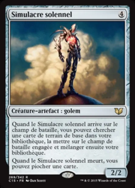 Simulacre solennel, carte Magic C15 269 — extension Commander 2015