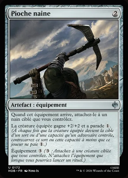 Pioche naine, carte Magic HOB 172 — extension The Hobbit