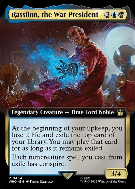 Rassilon, the War President, Magic card WHO 434 — Doctor Who set