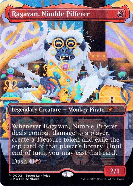 Ragavan, Nimble Pilferer, Magic card SLP 2 — Secret Lair Promo set