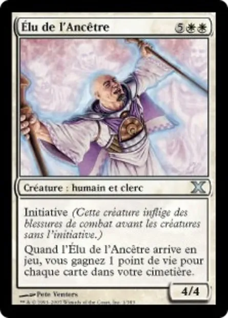 Élu de l'Ancêtre, carte Magic 10E 1 — extension Dixième édition