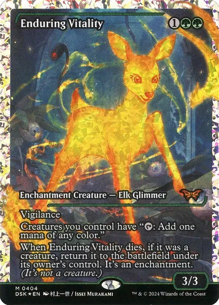 Vitalité perpétuelle, carte Magic DSK 404 — extension Duskmourn: House of Horror