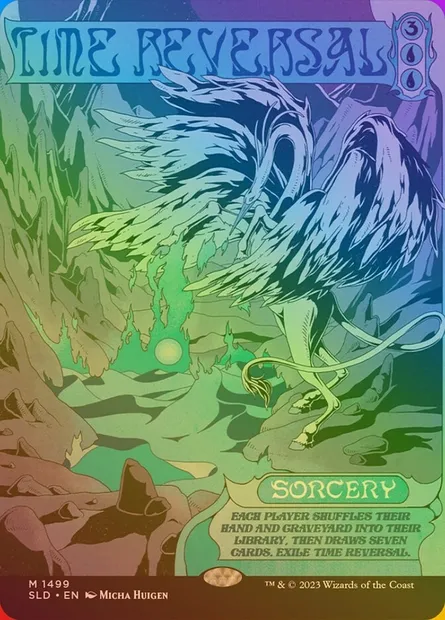 Inversion temporelle, carte Magic SLD 1499★ — extension Secret Lair Drop