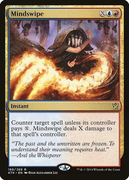 Mindswipe, Magic card KTK 189 — Khans of Tarkir set