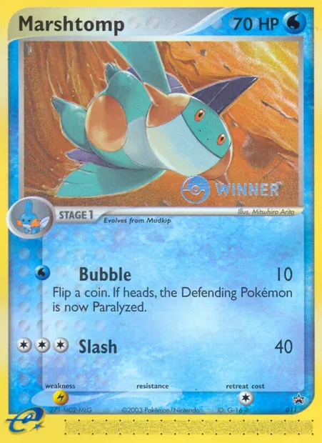 Marshtomp, Pokémon card PR-NP 11 — Nintendo Black Star Promos set