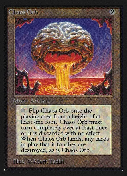 Chaos Orb, Magic card CEI 236 — Intl. Collectors' Edition set