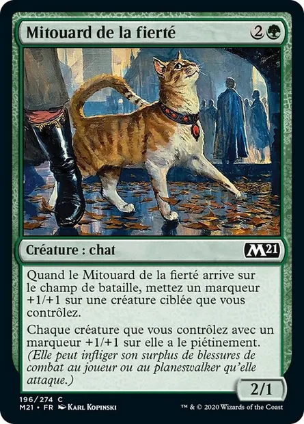 Mitouard de la fierté, carte Magic M21 196 — extension Core Set 2021