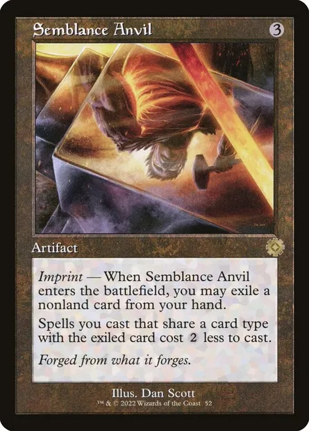 Semblance Anvil, Magic card BRR 52 — The Brothers' War Retro Artifacts set