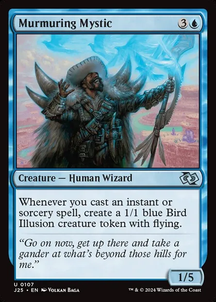 Murmuring Mystic, Magic card J25 107 — Foundations Jumpstart set