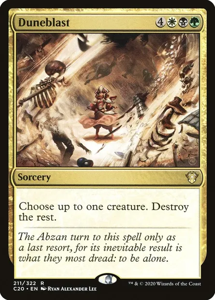 Duneblast, Magic card C20 211 — Commander 2020 set