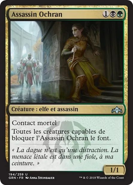 Assassin Ochran, carte Magic GRN 194 — extension Les Guildes de Ravnica