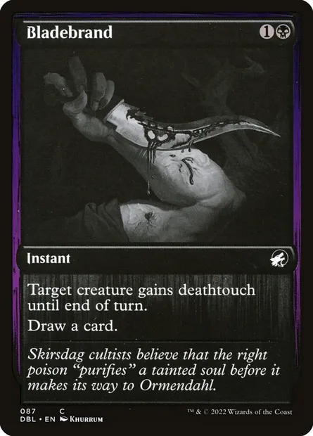Bladebrand, Magic card DBL 87 — Innistrad: Double Feature set