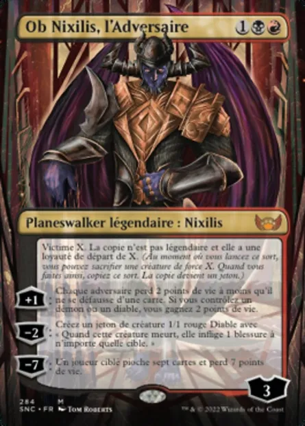 Ob Nixilis, l'Adversaire, carte Magic SNC 284 — extension Les rues de la Nouvelle-Capenna