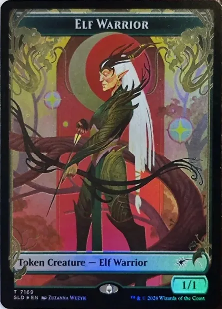 Elf Warrior, Magic card SLD 7169 — Secret Lair Drop set