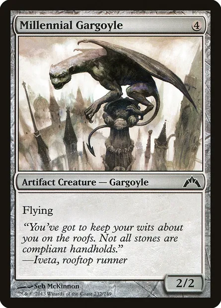 Millennial Gargoyle, Magic card GTC 232 — Gatecrash set