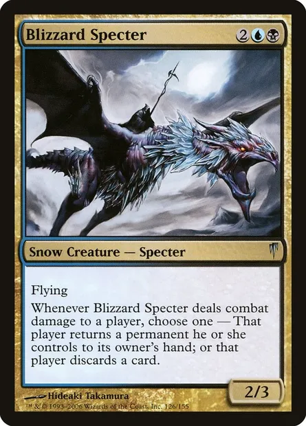 Spectre du blizzard, carte Magic CSP 126 — extension Souffle glaciaire