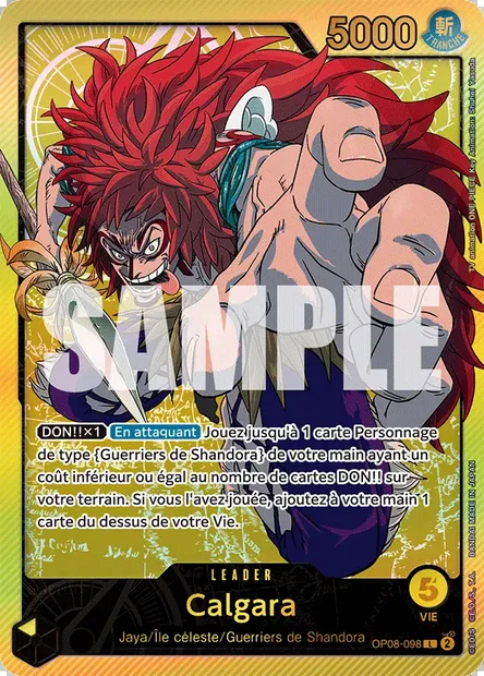 Calgara, carte One Piece OP08-098 — extension TWO LEGENDS