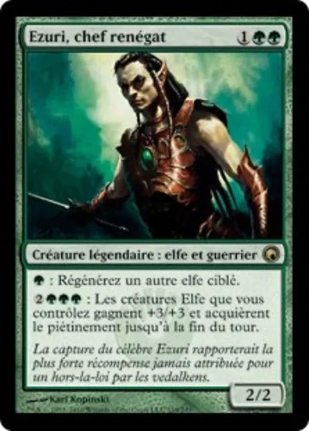 Ezuri, chef renégat, carte Magic SOM 119 — extension Cicatrices de Mirrodin