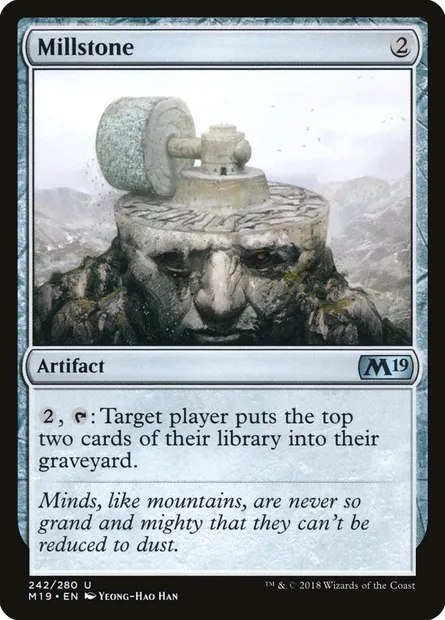 Millstone, Magic card M19 242 — Core Set 2019 set