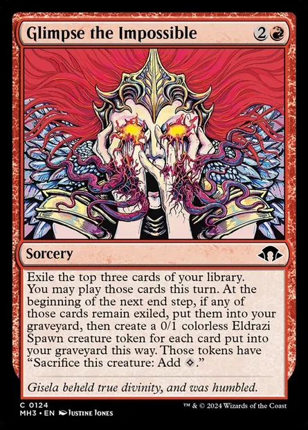 Glimpse the Impossible, Magic card MH3 124 — Modern Horizons 3 set