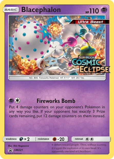 Blacephalon, Pokémon card SM 221 — SM Black Star Promos set