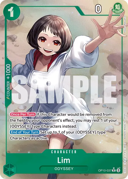 Lim, One Piece card OP10-037 — ROYAL BLOOD set