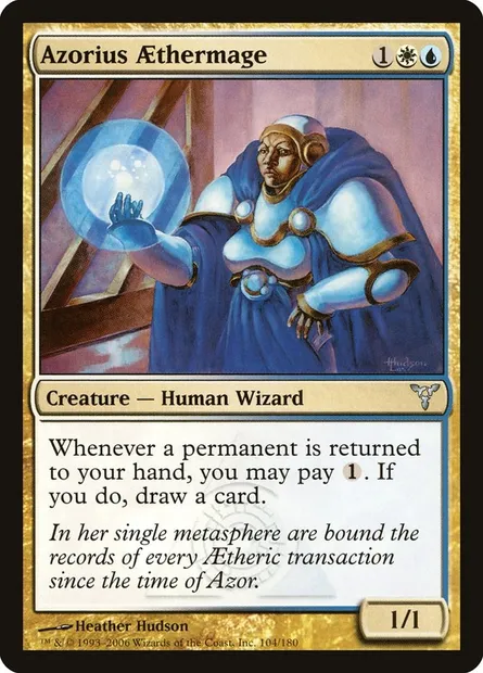 Azorius Aethermage, Magic card DIS 104 — Dissension set