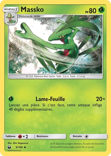 Massko, carte Pokémon CES 9 — extension Tempête Céleste