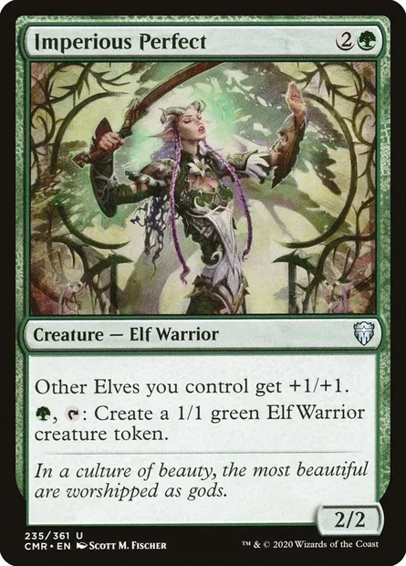 Imperious Perfect, Magic card CMR 235 — Commander Legends set