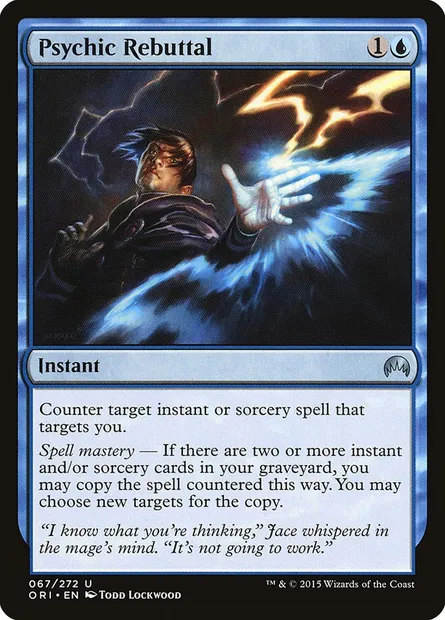 Psychic Rebuttal, Magic card ORI 67 — Magic Origins set