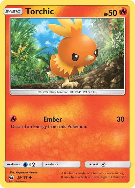 Torchic, Pokémon card CES 25 — Celestial Storm set